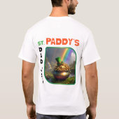 St. Paddy's Day Joy - Leprechaun's Scavenger Hunt T-shirt (Achterkant)