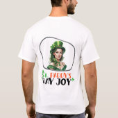 St. Paddy's Day Joy - Shamrockin' Street T-shirt (Achterkant)