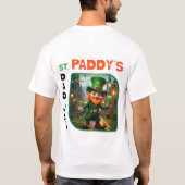 St. Paddy's Day Joy - Shimmering Shamrock Ball T-shirt (Achterkant)