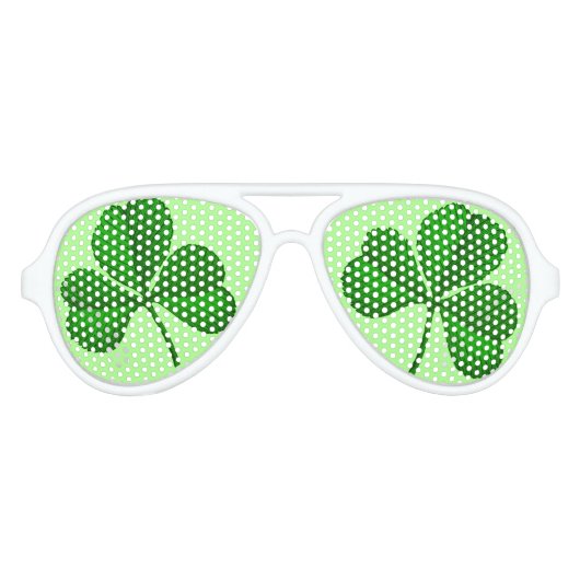 St Paddys Day Parade Shade Aviator Zonnebril (Voorkant)