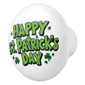 St. Paddy's Day, Patricksdag Keramische Knop (Rechts)