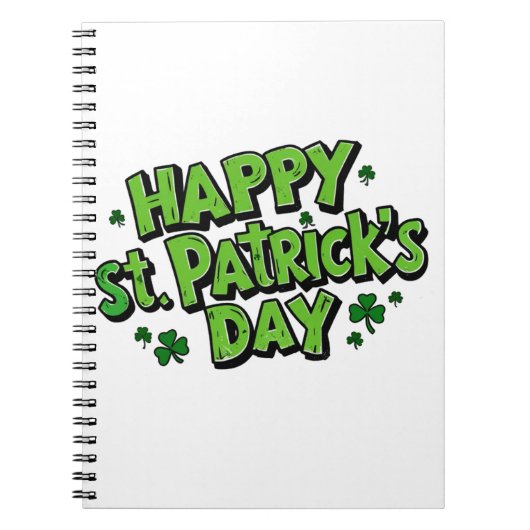 St. Paddy's Day, Patricksdag Notitieboek (Voorkant)