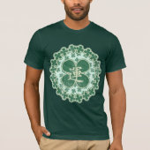St. Paddys Day Shamrocks Kanji verontrust T-shirt (Voorkant)