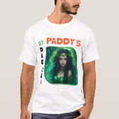 St. Paddy's Day vreugde - Iers Geluk en Lach T-shirt (Voorkant)