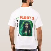 St. Paddy's Day vreugde - Iers Geluk en Lach T-shirt (Achterkant)
