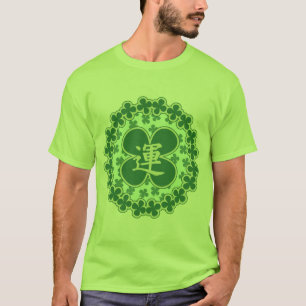 St Paddys de Klavers Kanji van de Dag T-shirt