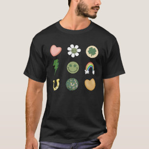 St Paddy's Hart Regenboog Hoefijzer Sint Patrick T-shirt