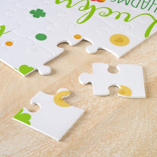 St. Paddy's Leprechaun Legpuzzel (Zijkant)