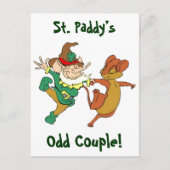 St. Paddy's Odd Couple Briefkaart (Voorkant)