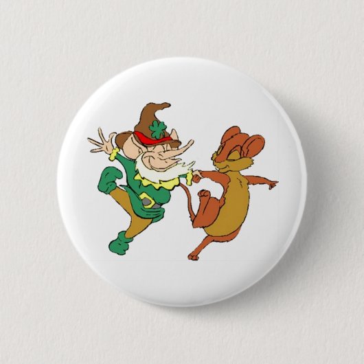 St. Paddy's Odd Couple Ronde Button 5,7 Cm (Voorkant)