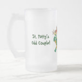 St. Paddy's Onwaarschijnlijke Koppel Matglas Bierpul (Links)