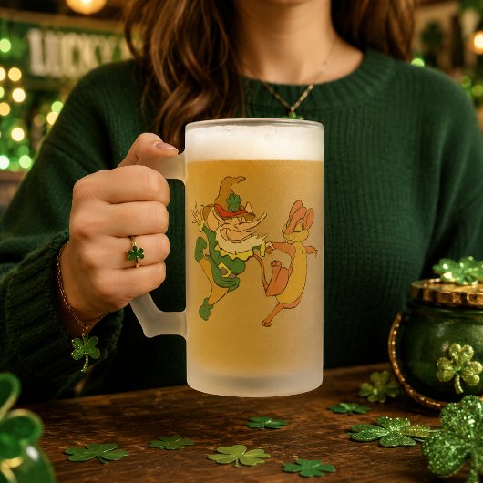 St. Paddy's Onwaarschijnlijke Koppel Matglas Bierpul
