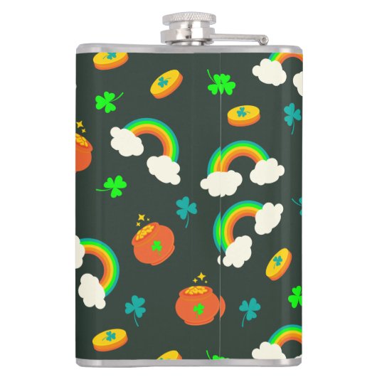 St. Paddy's Pattern Heupfles (Achterkant)