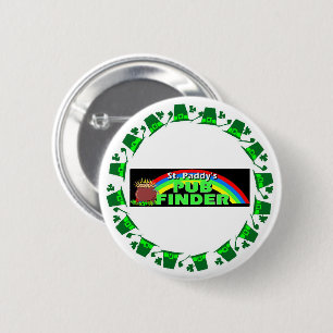 St. Paddy's Pub Finder Ronde Button 5,7 Cm