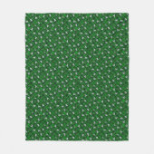 St. Paddy's Westie KiniArt Fleece Blanket (Voorkant)