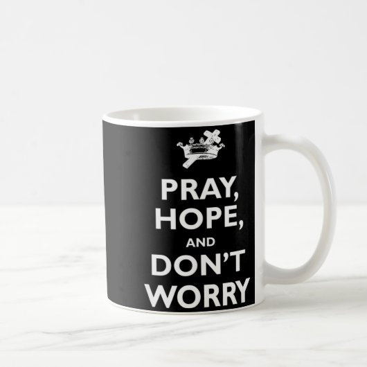 St Padre O Pray Hope And Dont Worry Catholic S  Koffiemok (Rechts)