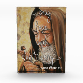St. Padre Pio  | Bekleding witboek offerte Fotoblokken