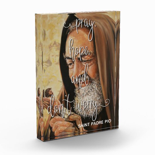 St. Padre Pio  | Bekleding witboek offerte Fotoblokken (Links)
