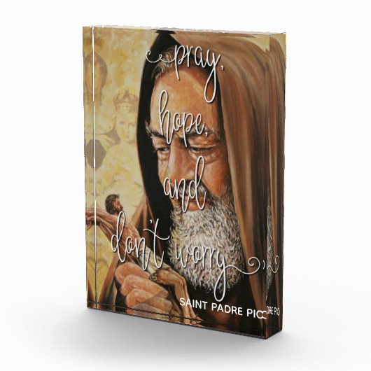 St. Padre Pio  | Bekleding witboek offerte Fotoblokken (Rechts)
