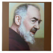 ST PADRE PIO DECORATIVE TIL TEGELTJE (Voorkant)