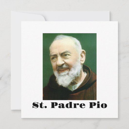 St. PADRE PIO Kaart (Voorkant)