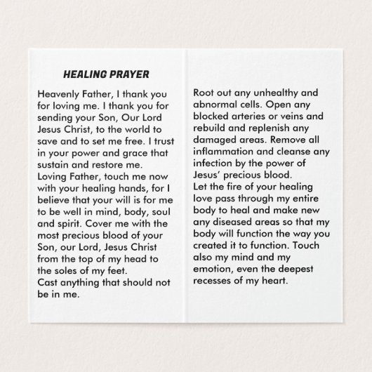 St. PADRE PIO Kaart (Binnenkant ongevouwen)