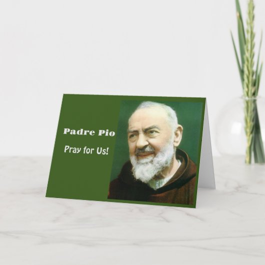 St. PADRE PIO Kaart (Voorkant)