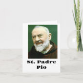 St. PADRE PIO Kaart (Voorkant)