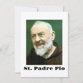 St. PADRE PIO Kaart (Voorkant)