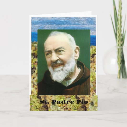 St. PADRE PIO Kaart (Voorkant)