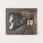 St. Padre Pio Kathokatholiek Saint German quote Wandkleed (Voorkant (horizontaal))