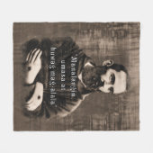 St. Padre Pio katholieke Saint Philippine citaat Fleece Deken (Voorkant (Horizontaal))