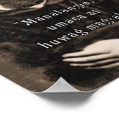 St. Padre Pio katholieke Saint Philippine citaat Poster (Hoek)