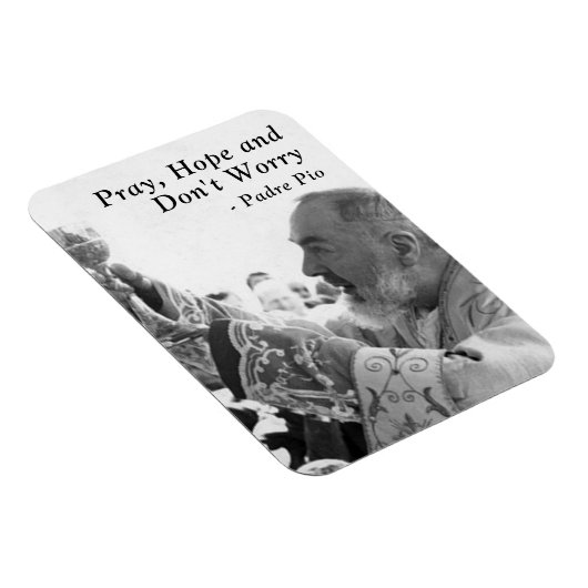St. Padre Pio Magneet (Rechterzijde)