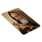 St. Padre Pio met Crucifix Koelkast / Auto Magneet (Rechterzijde)