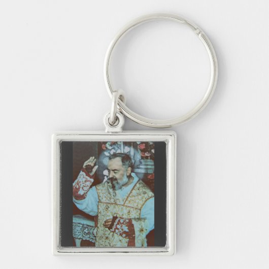 St. Padre Pio of Pietrelcina The Seraphic Priest Sleutelhanger (Voorkant)