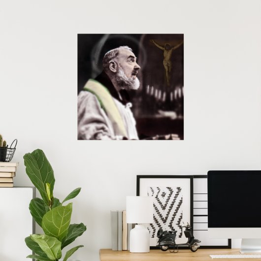 ST PADRE PIO POSTER (Thuiskantoor)