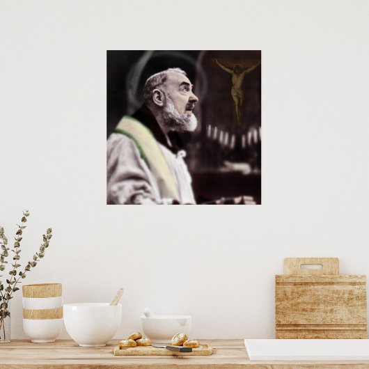 ST PADRE PIO POSTER (Keuken)