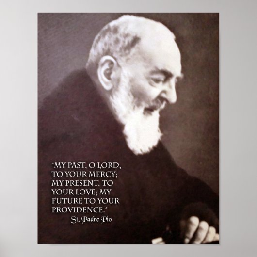 St. Padre Pio Poster (Voorkant)