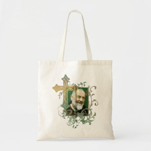 St. Padre Pio Prayer Kruiskatholieken Heilige Zage Tote Bag