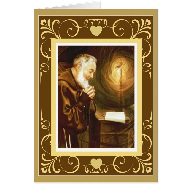 St. Padre Pio Priest Crucifix Altar (Voorkant)