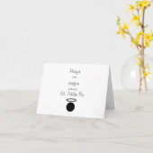 St. Padre Pio Quote Card Kaart (Gele Bloem)