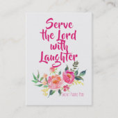 St. Padre Pio Quote met Flowers Heilige Kaart Visitekaartje (Voorkant)