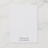 St. Padre Pio Quote met Flowers Heilige Kaart Visitekaartje (Achterkant)