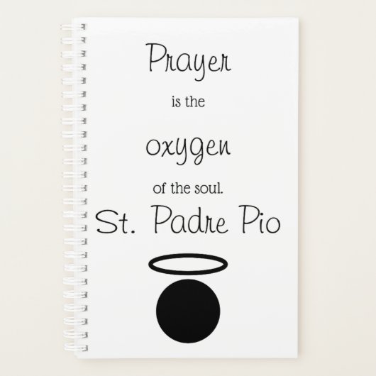 St. Padre Pio Quote Planner (Voorkant)