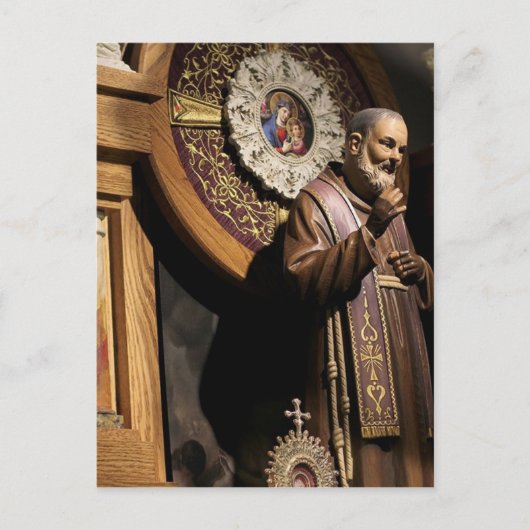St. Padre Pio Shrine, Kenosha, Wi Briefkaart (Voorkant)