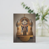 St. Padre Pio Shrine, Kenosha, Wi Briefkaart (Staand voorkant)