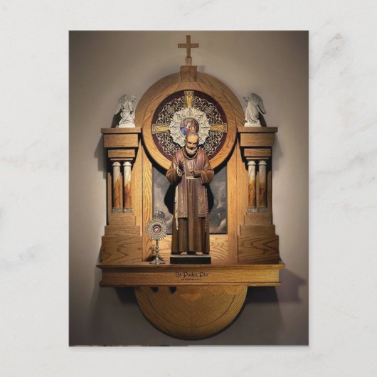 St. Padre Pio Shrine, Kenosha, Wi Briefkaart (Voorkant)