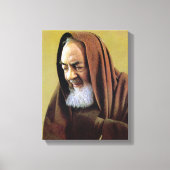 St. Padre Pio van Pietrelcina, Canvas Afdruk (Voorkant)