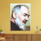 ST-PADRE PIO VAN PIETRELCINA CANVAS AFDRUK (Insitu (Woonkamer))